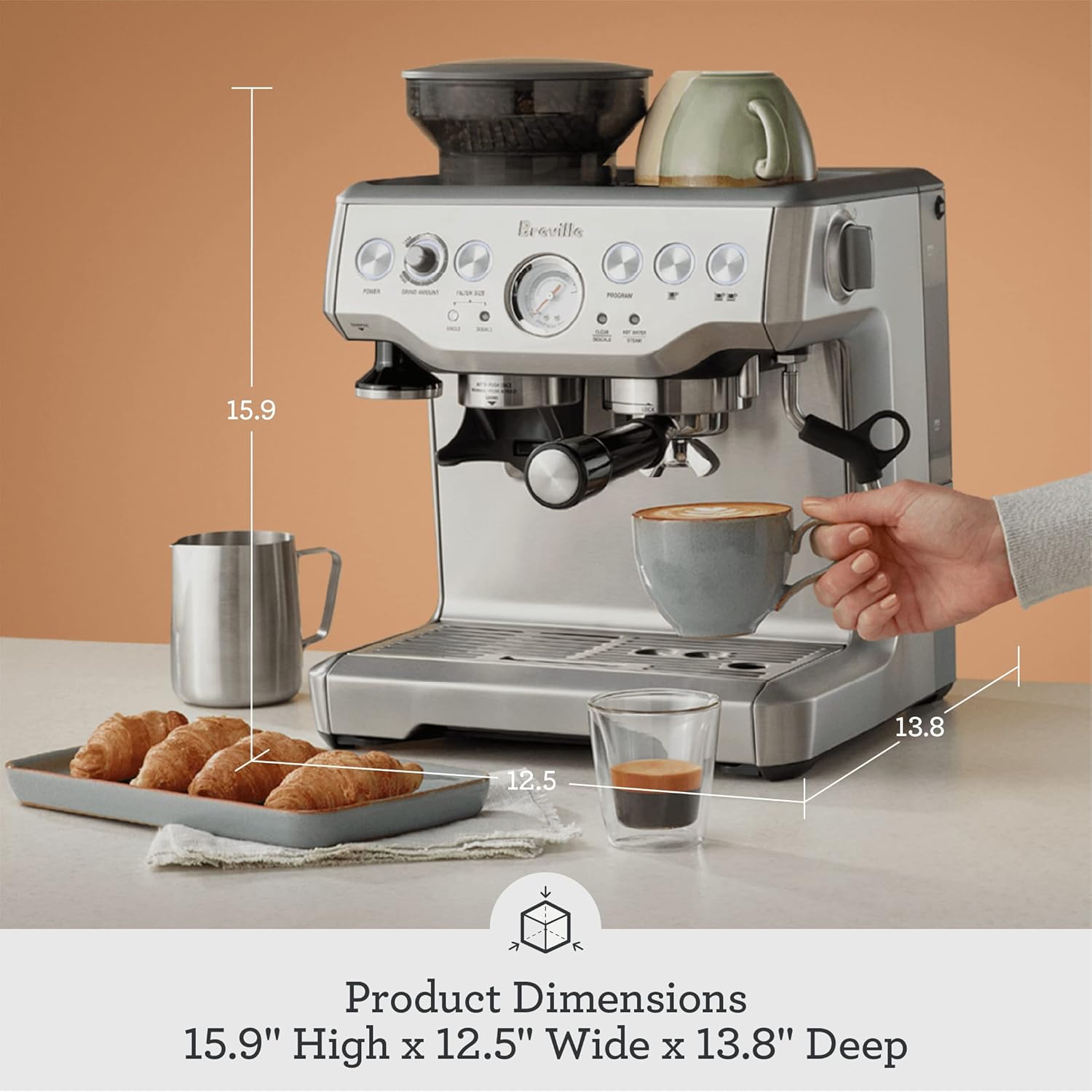 breville bes870xl the barista express espresso machine