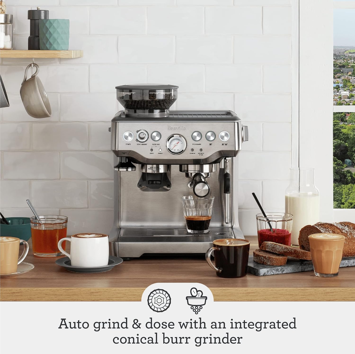 Breville bes870xl the barista express espresso maker